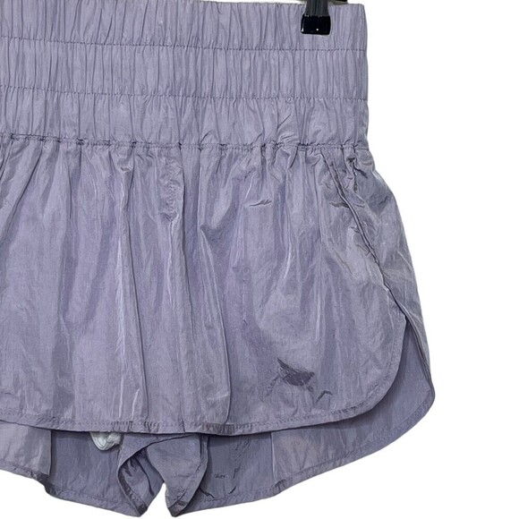Free People Movement The Way Home High Waisted Running Shorts Lavender Dust Sz S - Picture 3 of 12